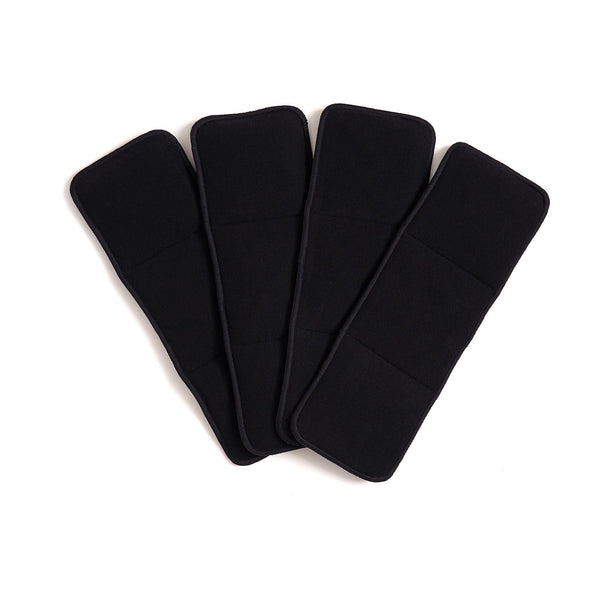 Booster í taubleyjur - 4 í pakka