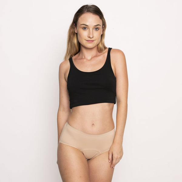 Seamfree Boyleg - Miðlungs til mikil rakadrægni - Cashew