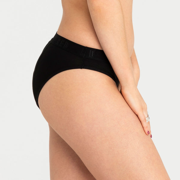 RED Hipster Bikini Svartar - Maxi 24hrs
