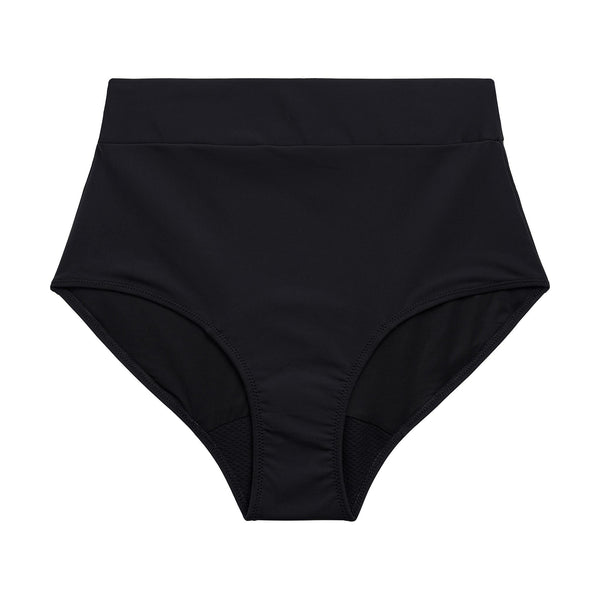 Sundbuxur - Hi-Waist Brief Black